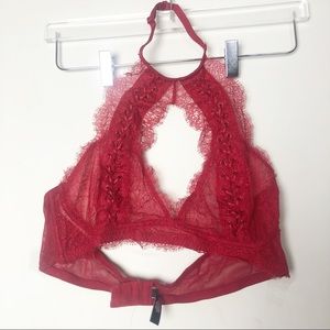 Victoria Secret Lace Halter Bra L
